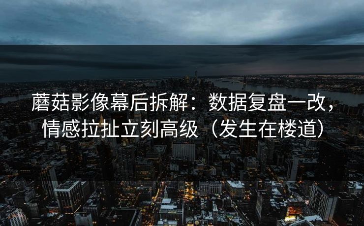 蘑菇影像幕后拆解：数据复盘一改，情感拉扯立刻高级（发生在楼道）